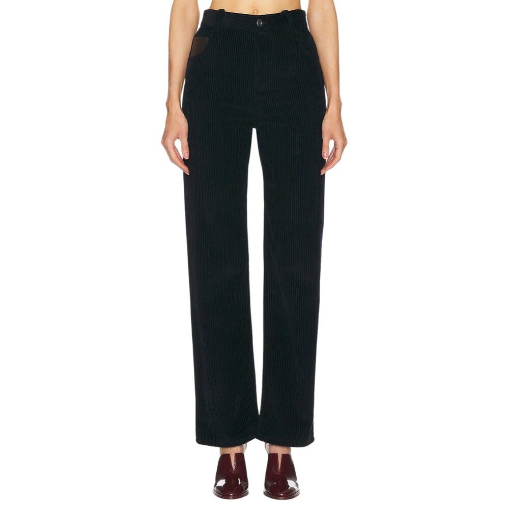 Bottega Veneta Corduroy Pants in Midnight Blue 38 New Womens Trousers - Picture 5 of 17